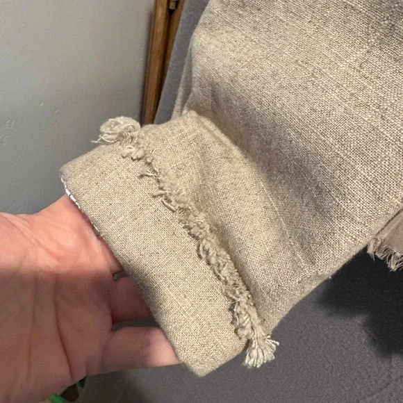 Sundance Beige Embroidered Floral Blazer Jacket - Picture 5 of 8